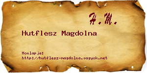 Hutflesz Magdolna névjegykártya