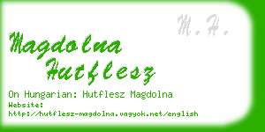 magdolna hutflesz business card